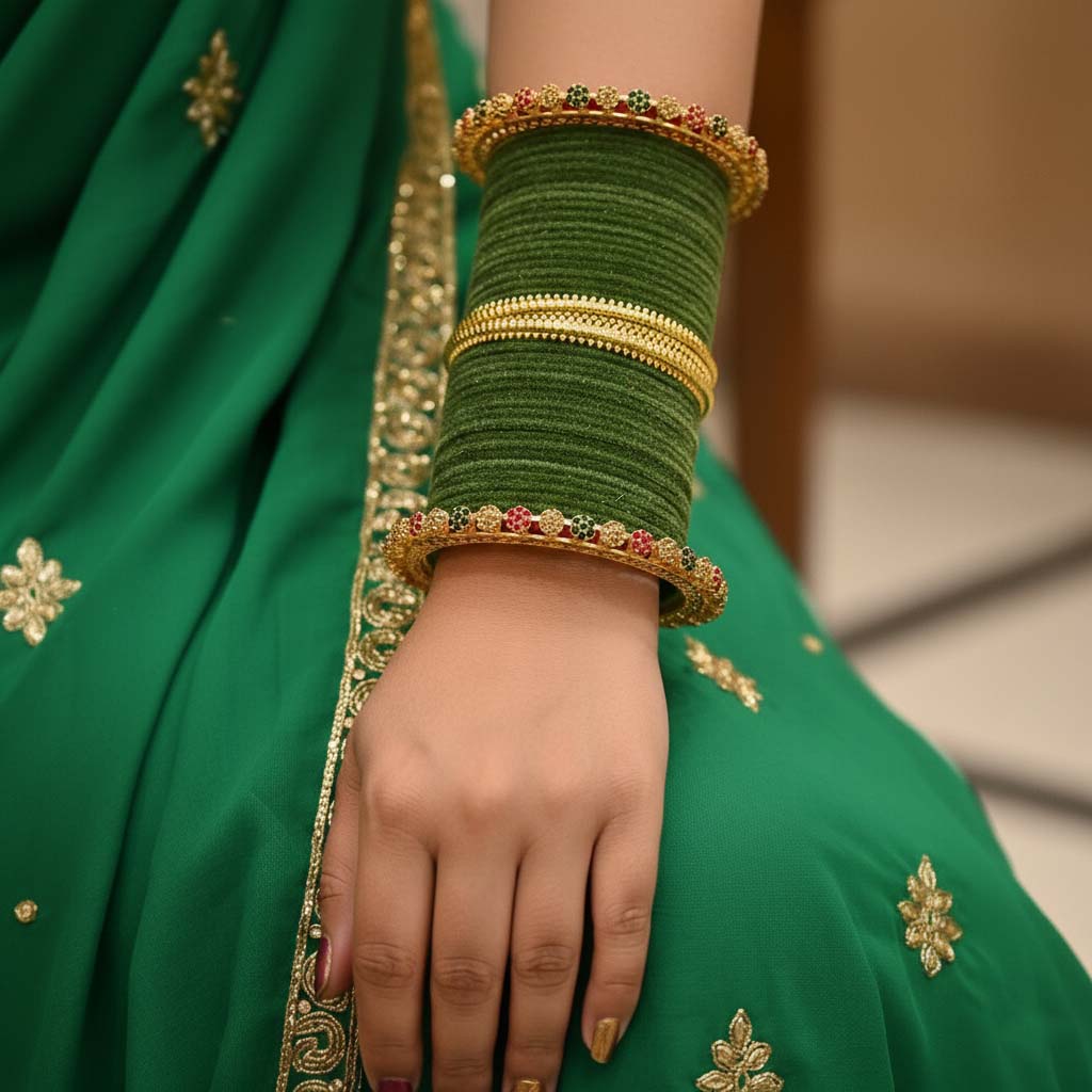 Multi Color 1 Set Of Fashion Bangles Combo Size: 2.8