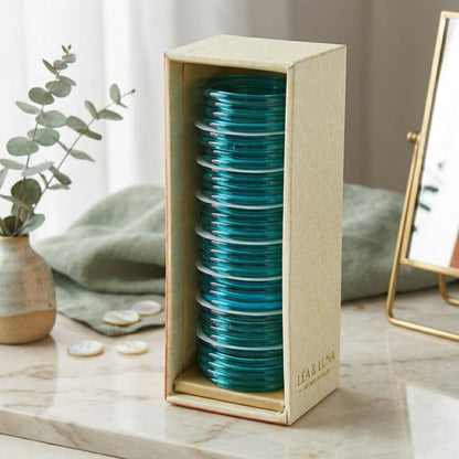 Surf Color 8 Set Of Glass Bangle 32 Pieces Churi Mix Size (2.2, 2.4, 2.6, 2.8, 2.10) (FNFB177CMB)
