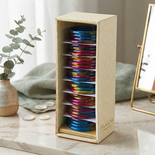 Assorted Color 8 Set Of Glass Bangle 32 Pieces Churi Mix Size (2.2, 2.4, 2.6, 2.8, 2.10) (FNFB212CMB)