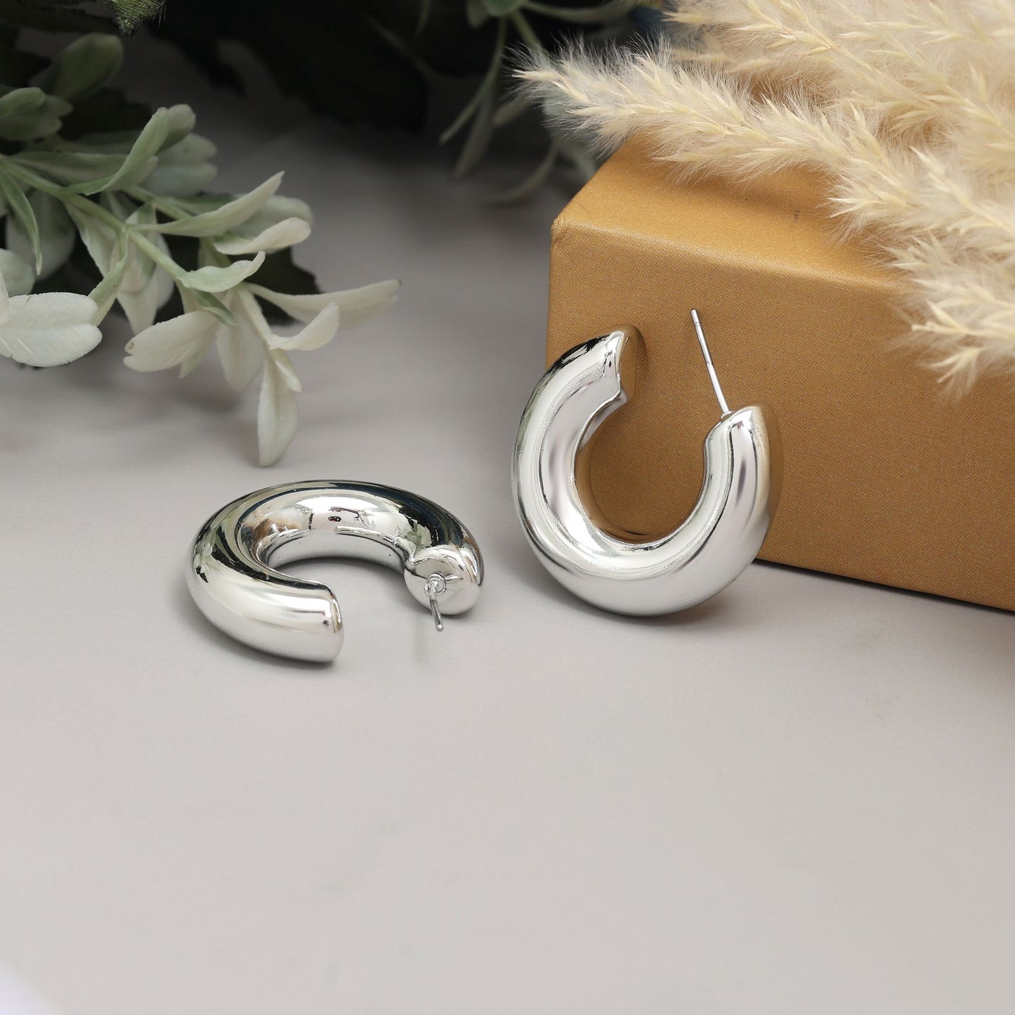 Classic Silver Color 12 Pair Of Fashion Earrings Designed For Festivals, Weddings, And Casual Use