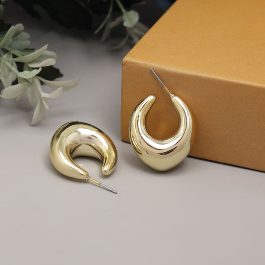 12 Paar modische Ohrringe in königlicher Goldfarbe, perfekt für Hochzeiten, Festivals und Verlobungen