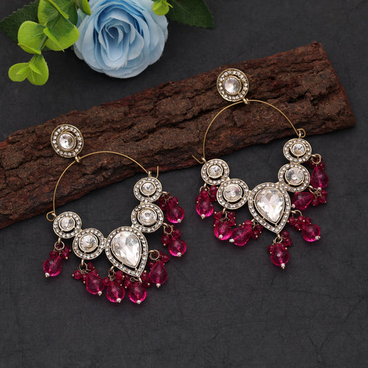 Rani Color Dangle Earrings with Beautiful Handmade Ethnic Jewelry Design