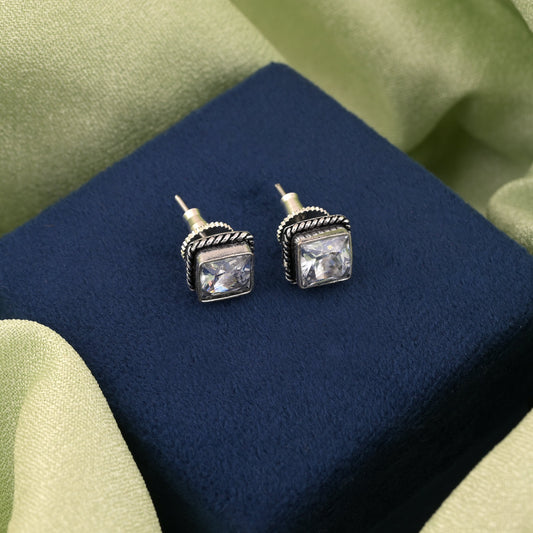 Affordable Assorted Color Oxidised Stud Earrings Combo With Ten(10) Distinct Designs