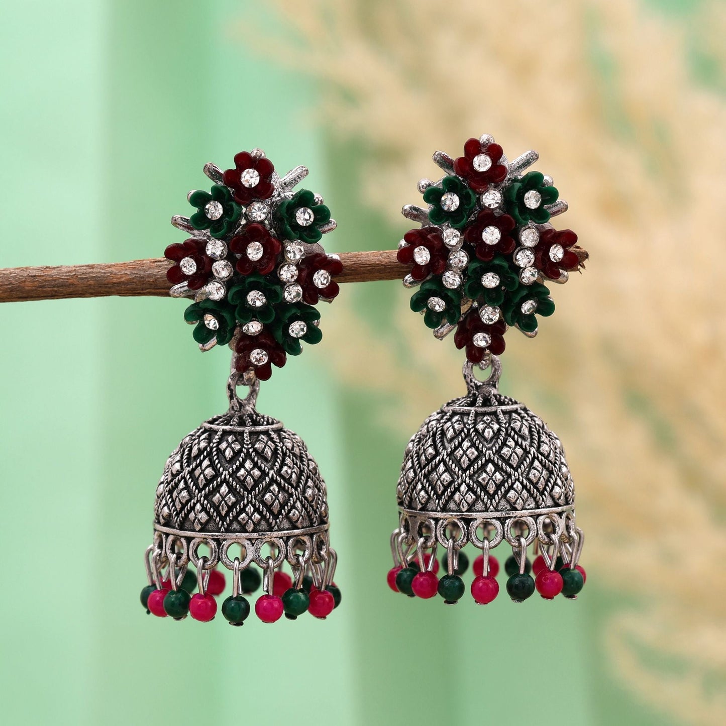 Gorgeous Assorted Color Oxidised Earrings Perfect For Weddings, Festivals, And Women’S Party Jewelry Fashion
