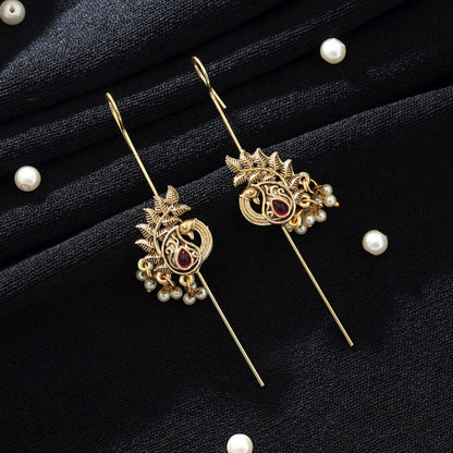 Rani Color Oxidised Ear Cuff Designer Ethno-Schmuck