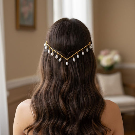 Weiß Elegant Haarkrone Braut Prinzessin Stil Mode Haar-Accessoire