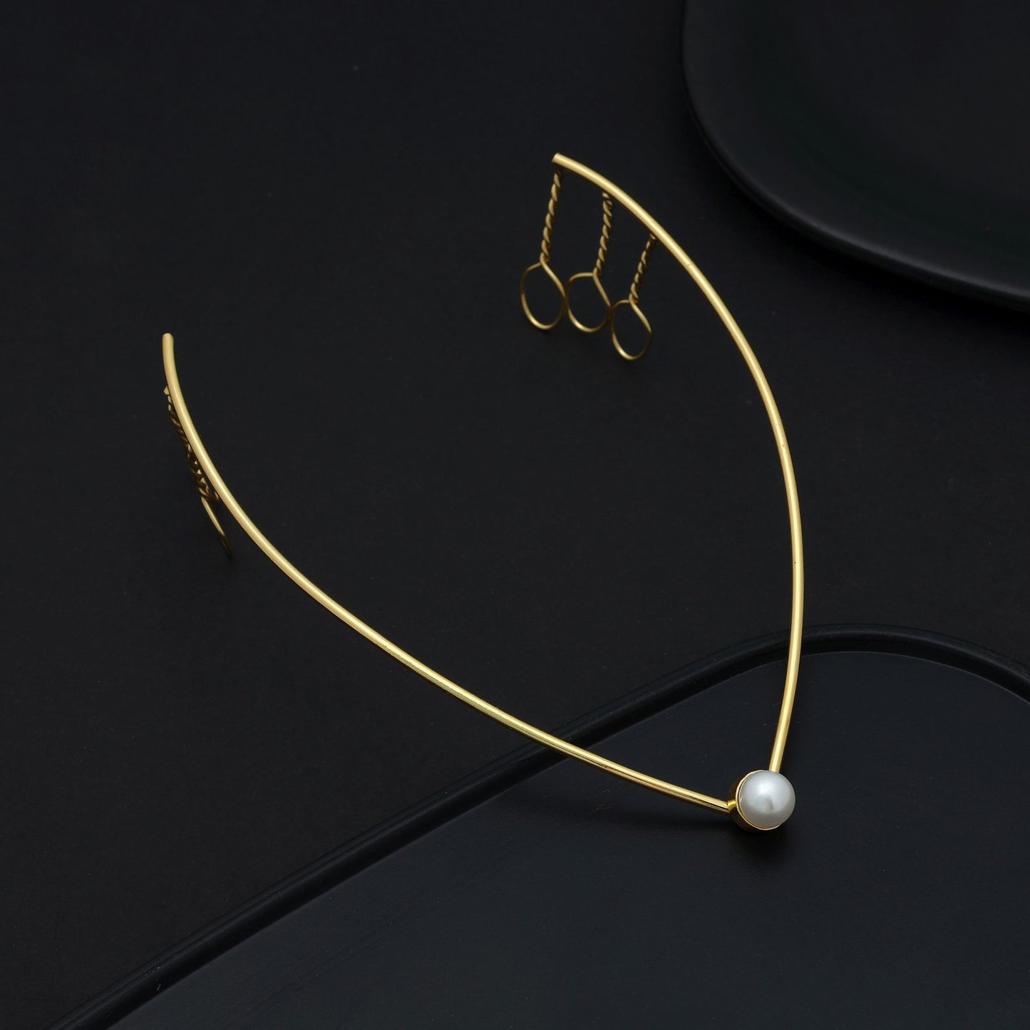 Goldene Haarkrone Elegant Braut Prinzessin Stil Hochzeitshaarschmuck Accessoire