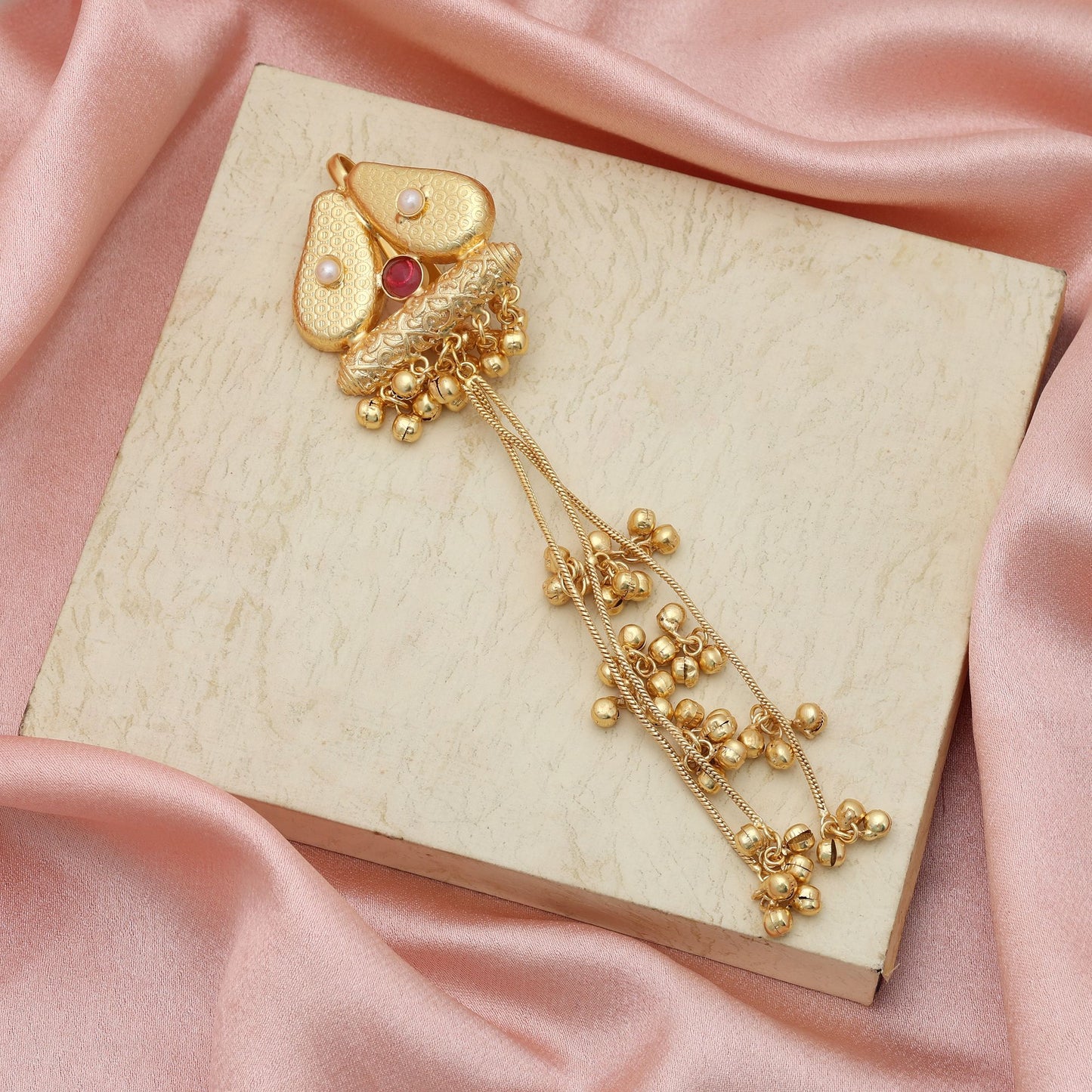 Rani Color Haarspange Stylischer traditioneller Haarschmuck Designer Modeaccessoire