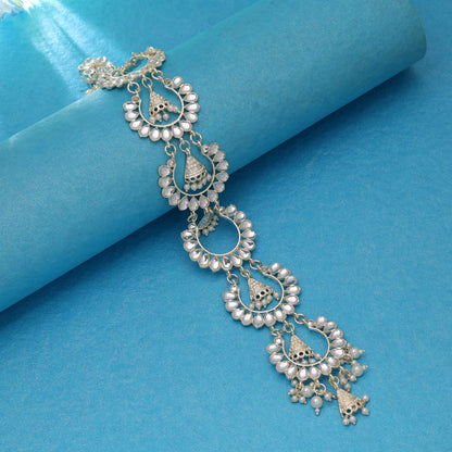 Gold Color Choti Accessories with Elegant Traditional Design for Bridal Hairstyle and Festive Jewelry Look