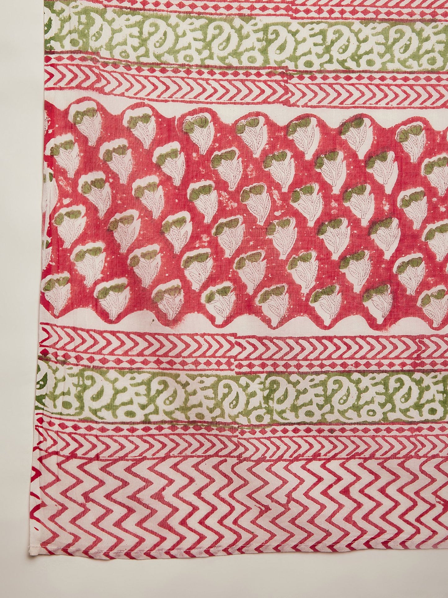 Maroon Color Ethnic Motifs Printed Pure Cotton Straight Kurta & Trousers With Dupatta