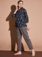 Hemd-Hosen-Set aus Baumwolle mit ethnischen Motiven