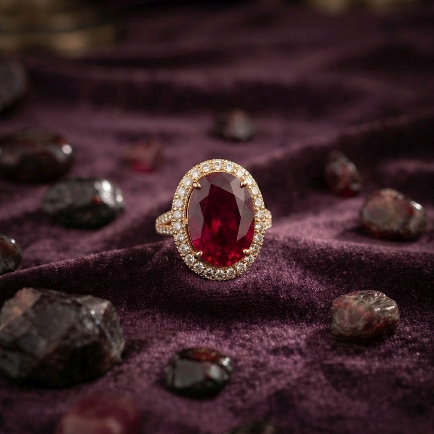 Red Color Kundan Ring with Elegant Traditional Fashion Jewelry Style
