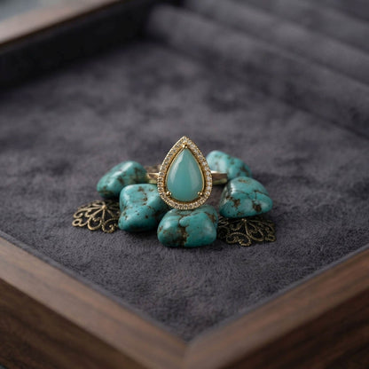 Paris Green Color Kundan Ring with Premium Festive Jewelry Appeal
