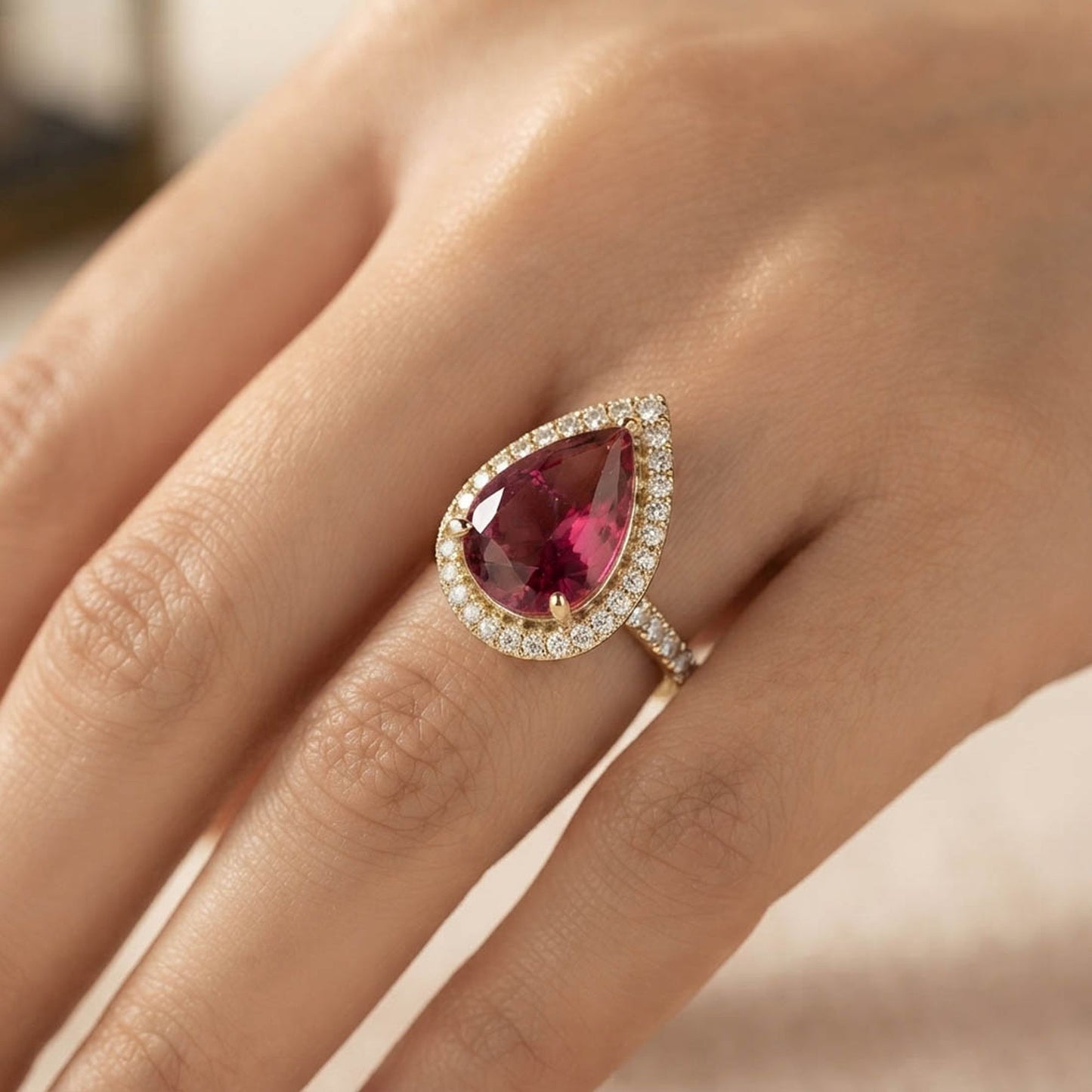 Red Color Kundan Ring Featuring Graceful Handmade Festive Jewelry Appeal
