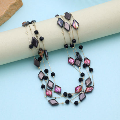 Multi Color Beaded Mala Featuring Stylish Handmade Ethnic Fashion Appeal