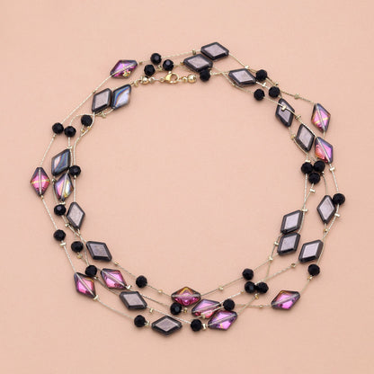 Multi Color Beaded Mala Featuring Stylish Handmade Ethnic Fashion Appeal