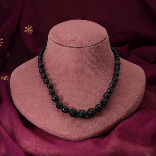 Black Color Traditional Handcrafted Pearl Necklace For Women’S Fashion Jewelry Collection