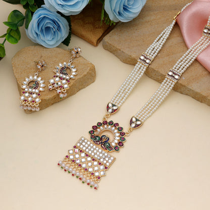 Vibrant Multi Color Rajputi Jewellery Rani Haar Heritage Collection