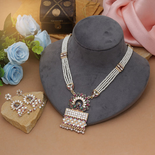 Vibrant Multi Color Rajputi Jewellery Rani Haar Heritage Collection