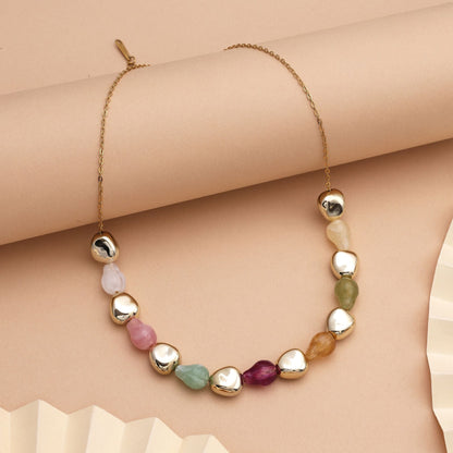 Assorted Color Anti Tarnish Necklace With Durable Shine For Everyday Fashion