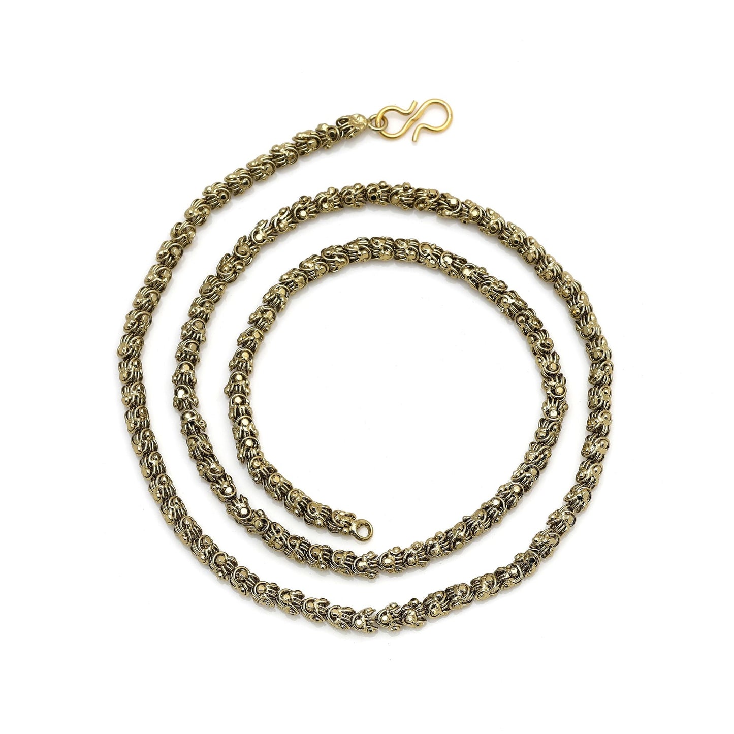 Goldfarbene Modehalskette (Mala) (FNTRDN131GLD)