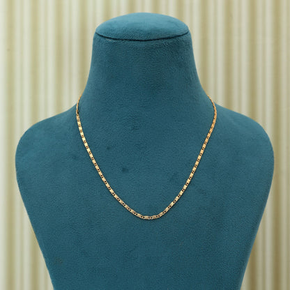 Gold Color Fashion Chain Necklace Designed For Daily Wear And Minimal Styling