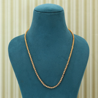 Gold Color Fashion Chain Necklace Designed For Effortless Traditional Accessorizing
