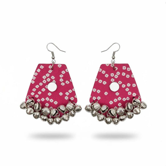 Rani Color Holz-Handarbeitsohrringe mit einzigartigen handgefertigten künstlerischen Details