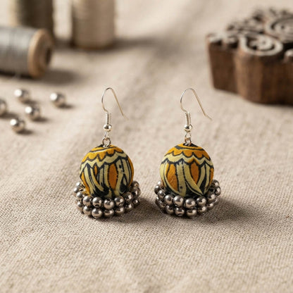 Handmade Multi Color Handcraft Earrings Jhumki Featuring Traditional Craftsmanship