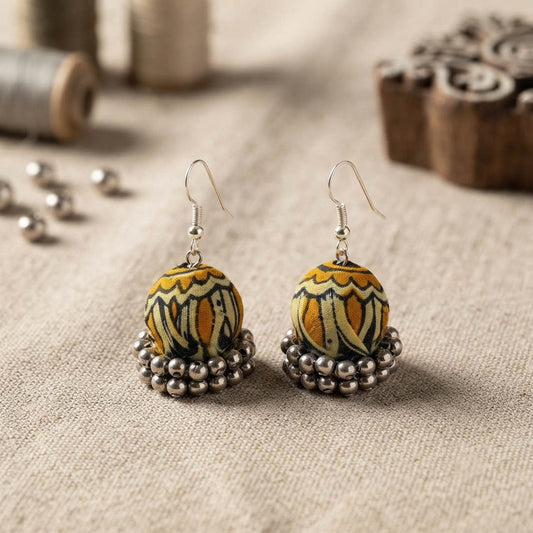 Handmade Multi Color Handcraft Earrings Jhumki Featuring Traditional Craftsmanship