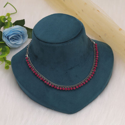 Rani Color Oxidised Necklace Featuring Royal Ethnic Fashion Statement