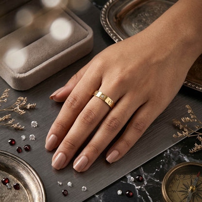 Radiant Sheen Gold Color Gold Plated Ring Suitable For Special Occasion Dressing