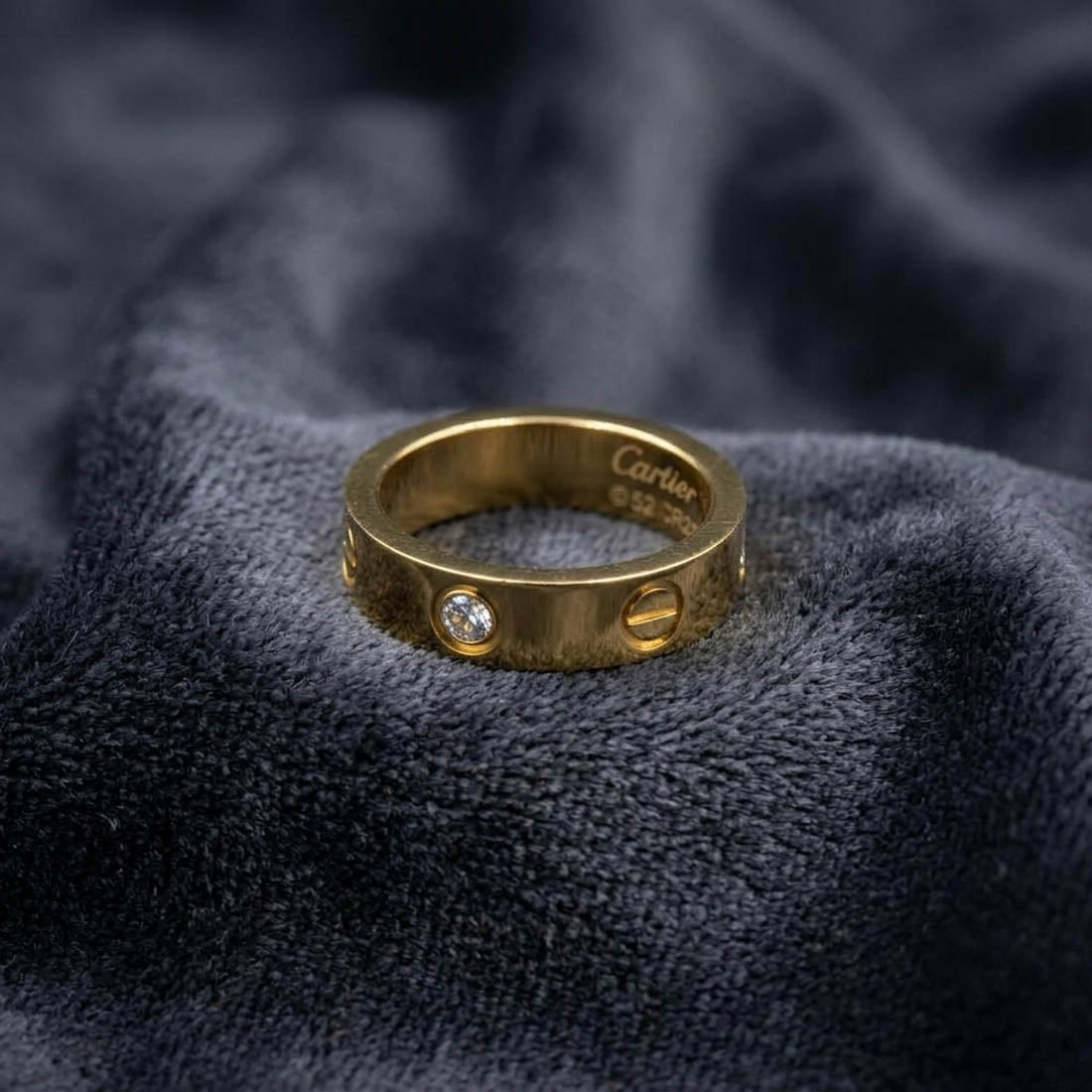 Radiant Sheen Gold Color Gold Plated Ring Suitable For Special Occasion Dressing
