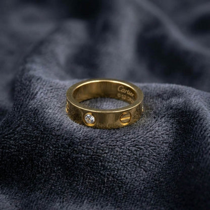 Radiant Sheen Gold Color Gold Plated Ring Suitable For Special Occasion Dressing