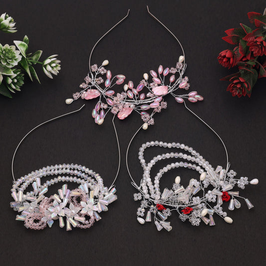 Assorted Color Hair Band 3 Pieces Combo With Trendy Daily Use Style