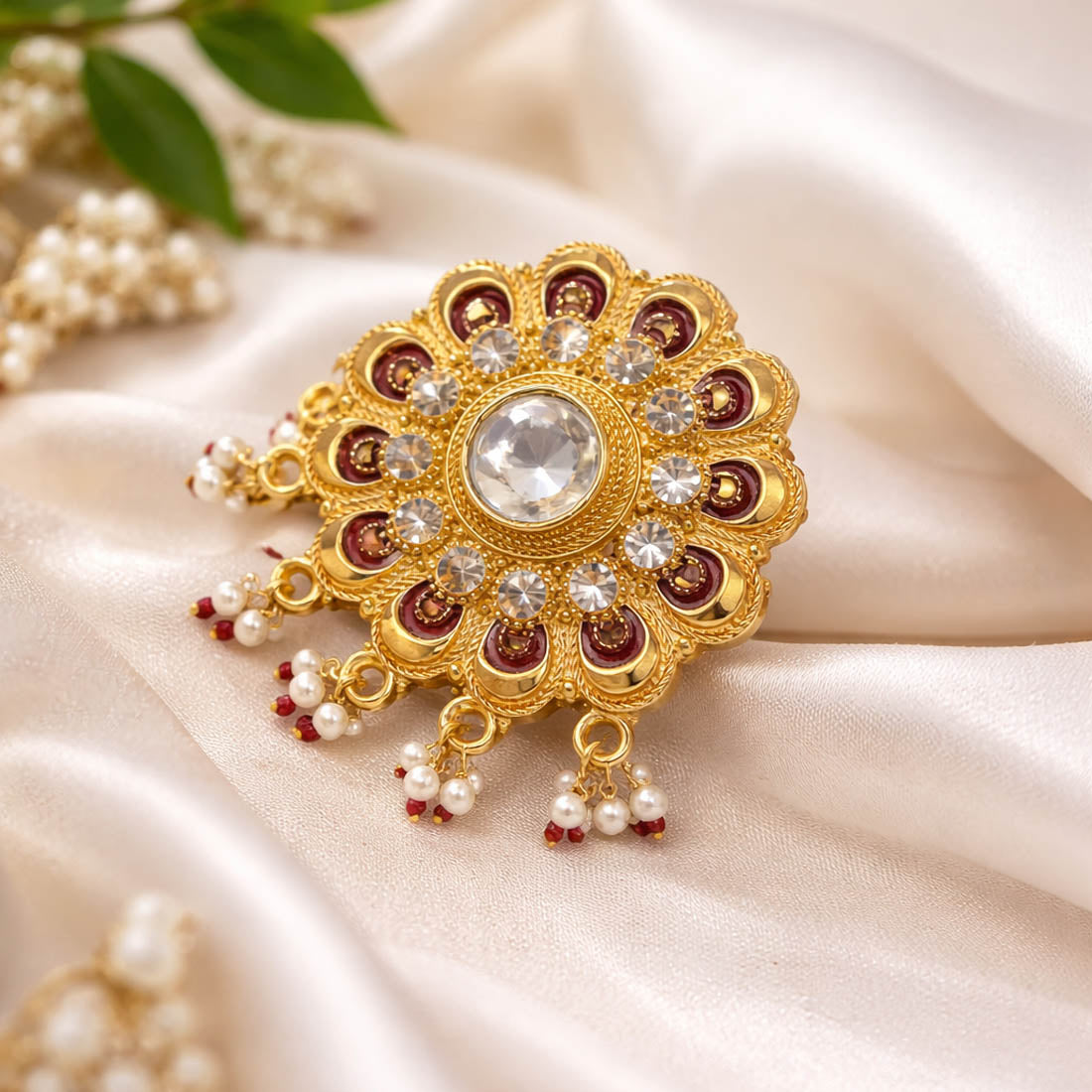 Rani Colour Meena Work Mode Ringe Eleganter Ethnischer Traditioneller Schmuck Design