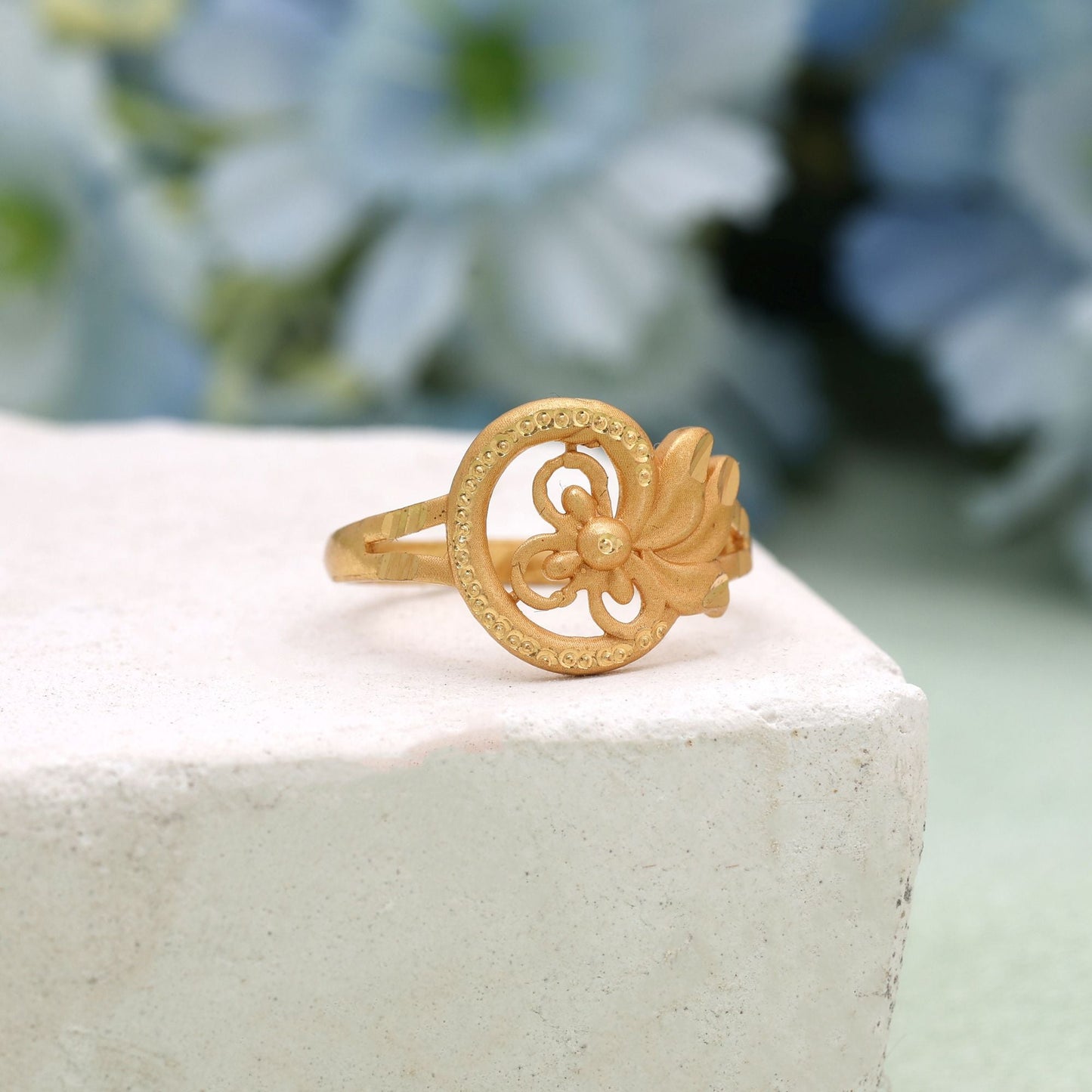 Gold Color Assorted Design Fashion Rings Combo Of 12 Pieces (KBSR104CMB)