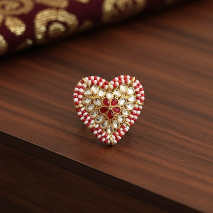Red Color Classic Fashion Rings Elegant Traditional Jewelry