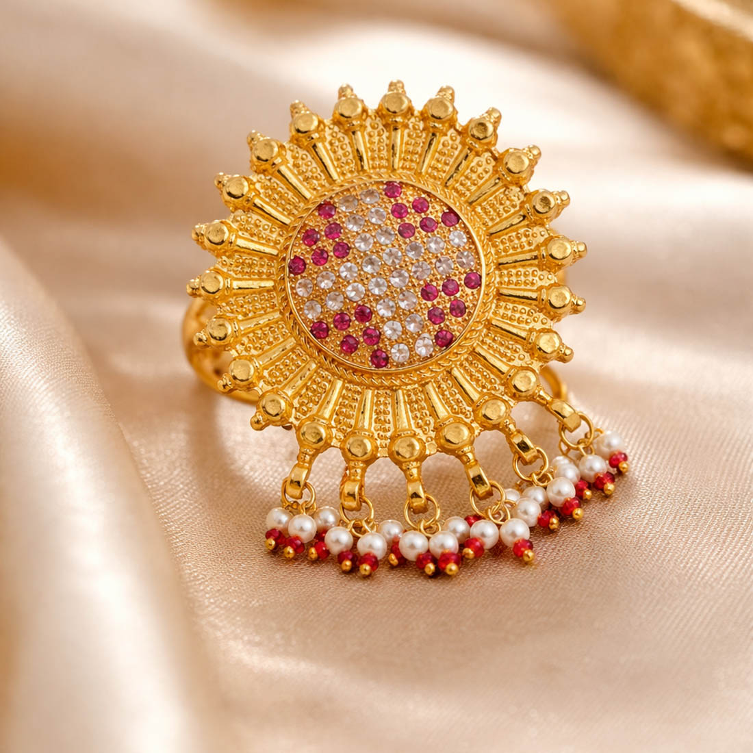 Rani Color Big Size Fashion Rings Bold Statement Traditional Jewelry