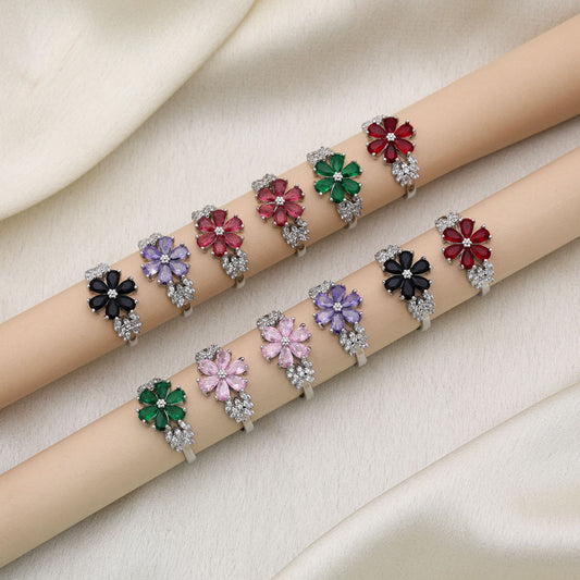 Multi Color Assorted Design Fashion Rings Combo Of 12 Pieces Elegant Boho Style Fashion Jewelry Collection