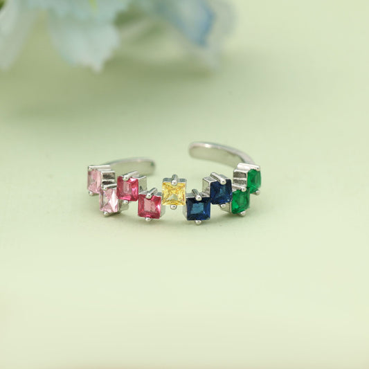 Multi Color Fashion Rings With Stylish Trendy Designer Jewelry Look