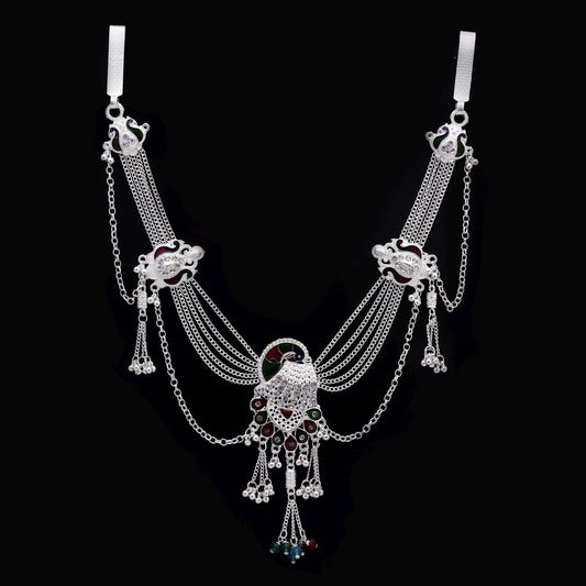 Multi Color Meena Work Kamarband Crafted For Royal Bridal And Festive Wear