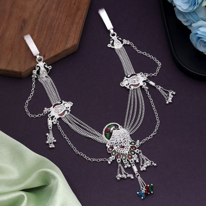 Multi Color Meena Work Kamarband Crafted For Royal Bridal And Festive Wear