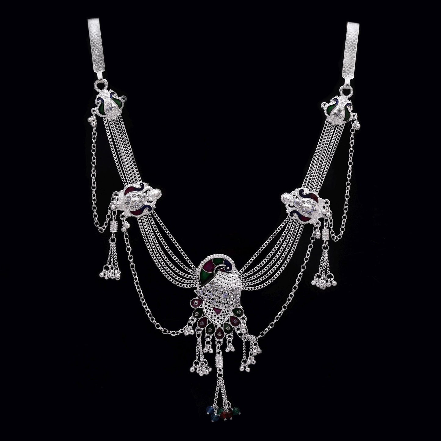 Multi Color Meena Work Kamarband Designed To Enhance Traditional Dance Costumes