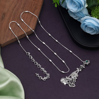 Silver Color Oxidised Kamarband Designed For Classical Dance And Weddings