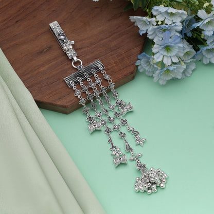 Silver Color Oxidised Kamar Juda Offering Timeless Elegance For Tradition Styles