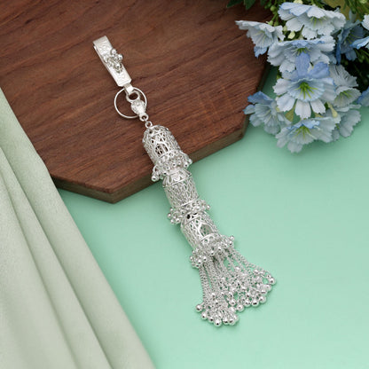 Silver Color Oxidised Kamar Juda Designed With Antique Finish For Ethnic Fashion