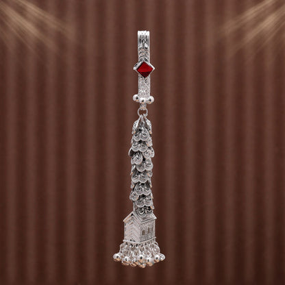 Maroon Color Oxidised Kamar Juda Showcasing Rich Traditional Craftsmanship And Style
