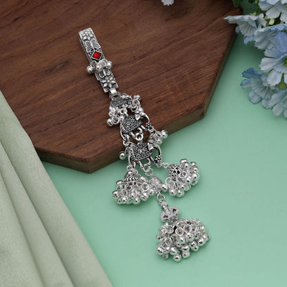 Maroon Color Oxidised Kamar Juda Designed For Weddings And Festive Celebrations