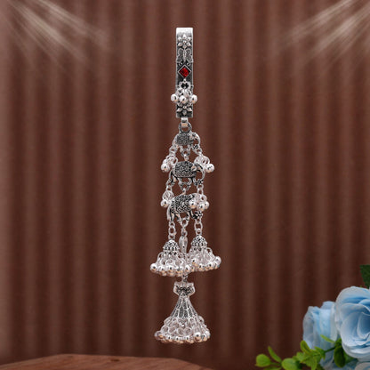 Maroon Color Oxidised Kamar Juda Designed For Weddings And Festive Celebrations
